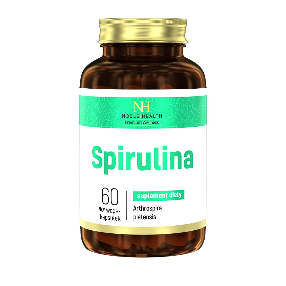 Spirulina 60 Kapsułek Suplement Aelia