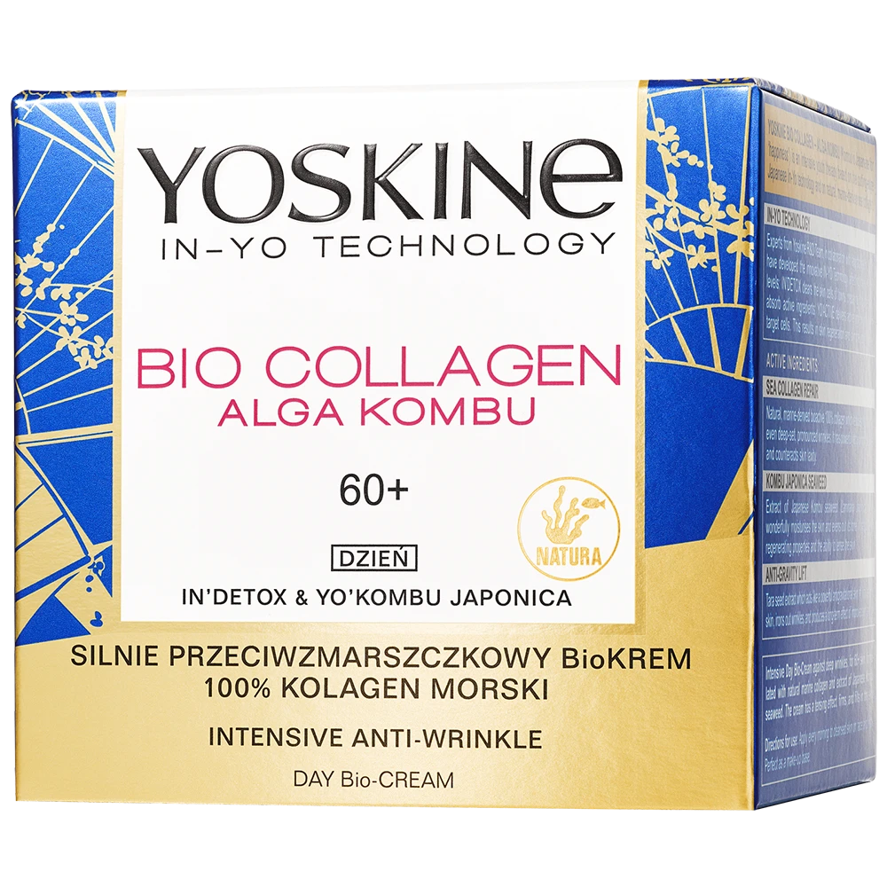 Yoskine Silnie przeciwzmarszczkowy biokrem 100% Kolagen Morski — Składniki i ocena