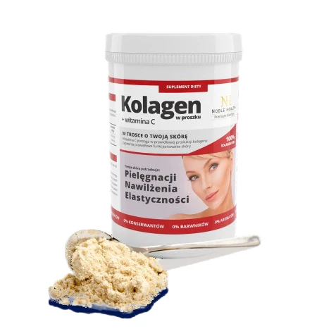 Suplement Kolagen w Proszku + Witamina C 100 g Aelia Duty Free