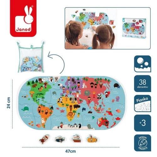 Zabawki Puzzle do  Mapa świata Aelia Duty Free