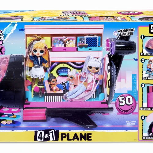 Zabawki L.O.L. Suprise OMG Plane- Samolot Aelia Duty Free
