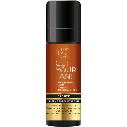 Samoopaalacz Lift4Skin Get Your Tan Self-Tanning Foam 150 ml Aelia Duty Free