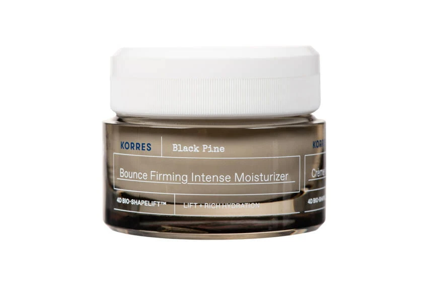 Korres Black Pine 4D Krem na dzień Bounce Firming Intense Moistruizer — Składniki i ocena