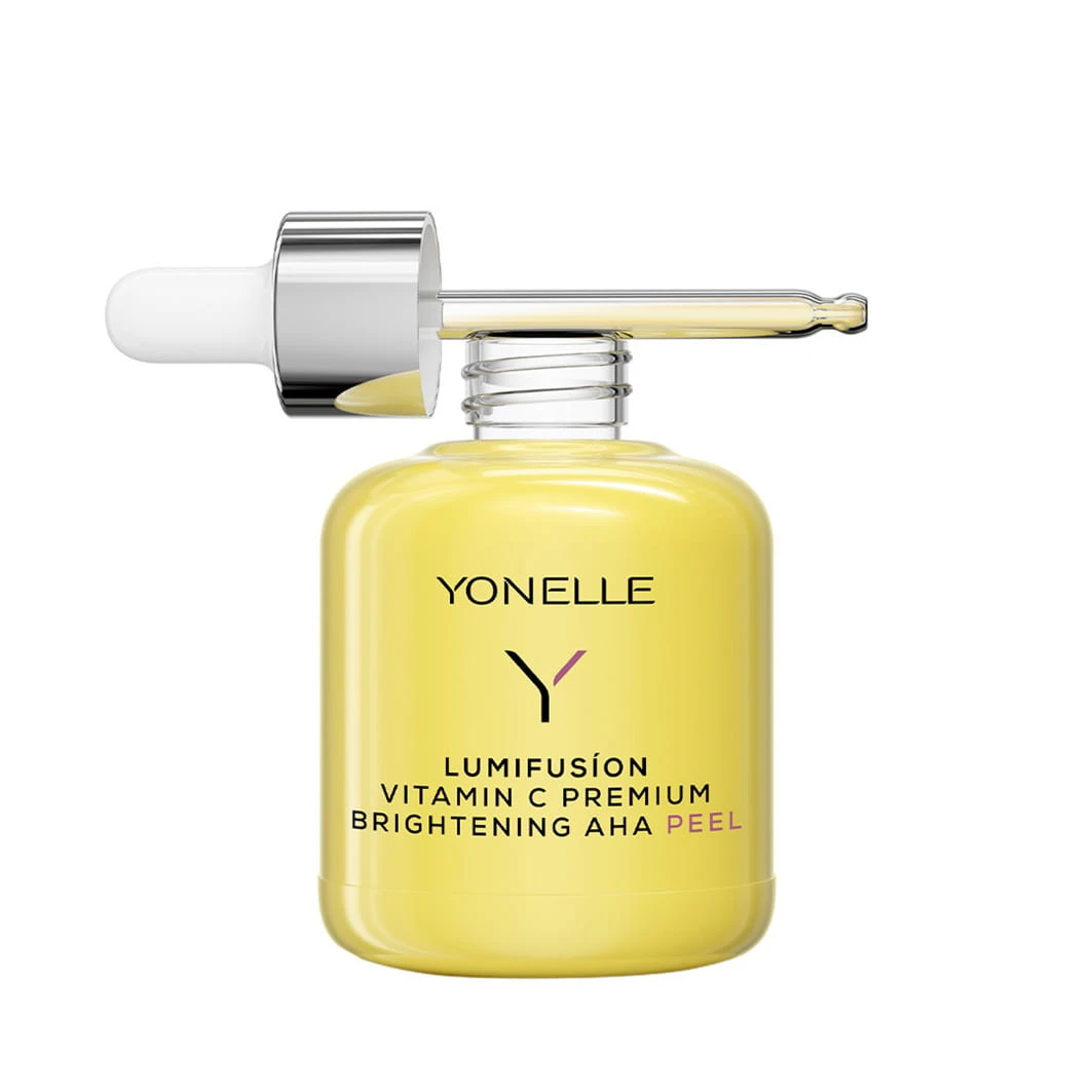 Yonelle Lumifusion aufhellend AHA Peel mit Vitamin C Premium — Inhaltsstoffe und Bewertung