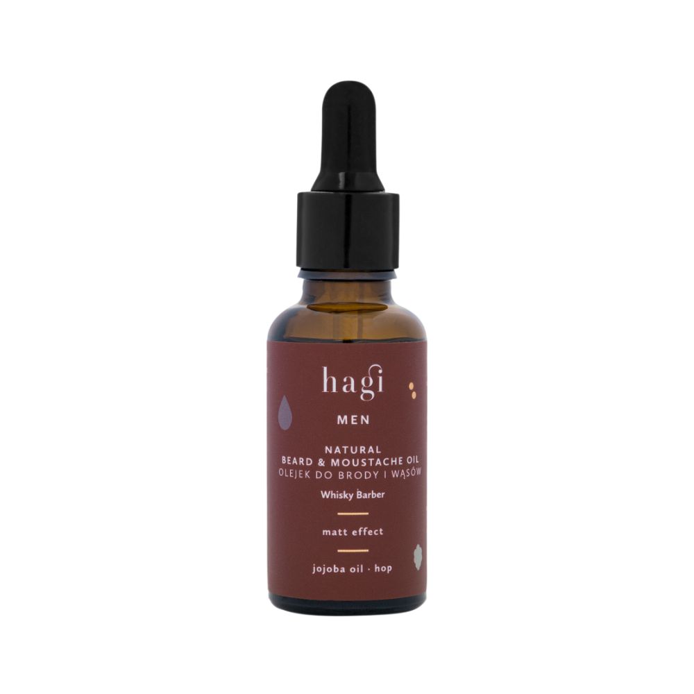 Hagi Naturalny Olejek Do Brody I Wąsów Whisky Barber 30ml