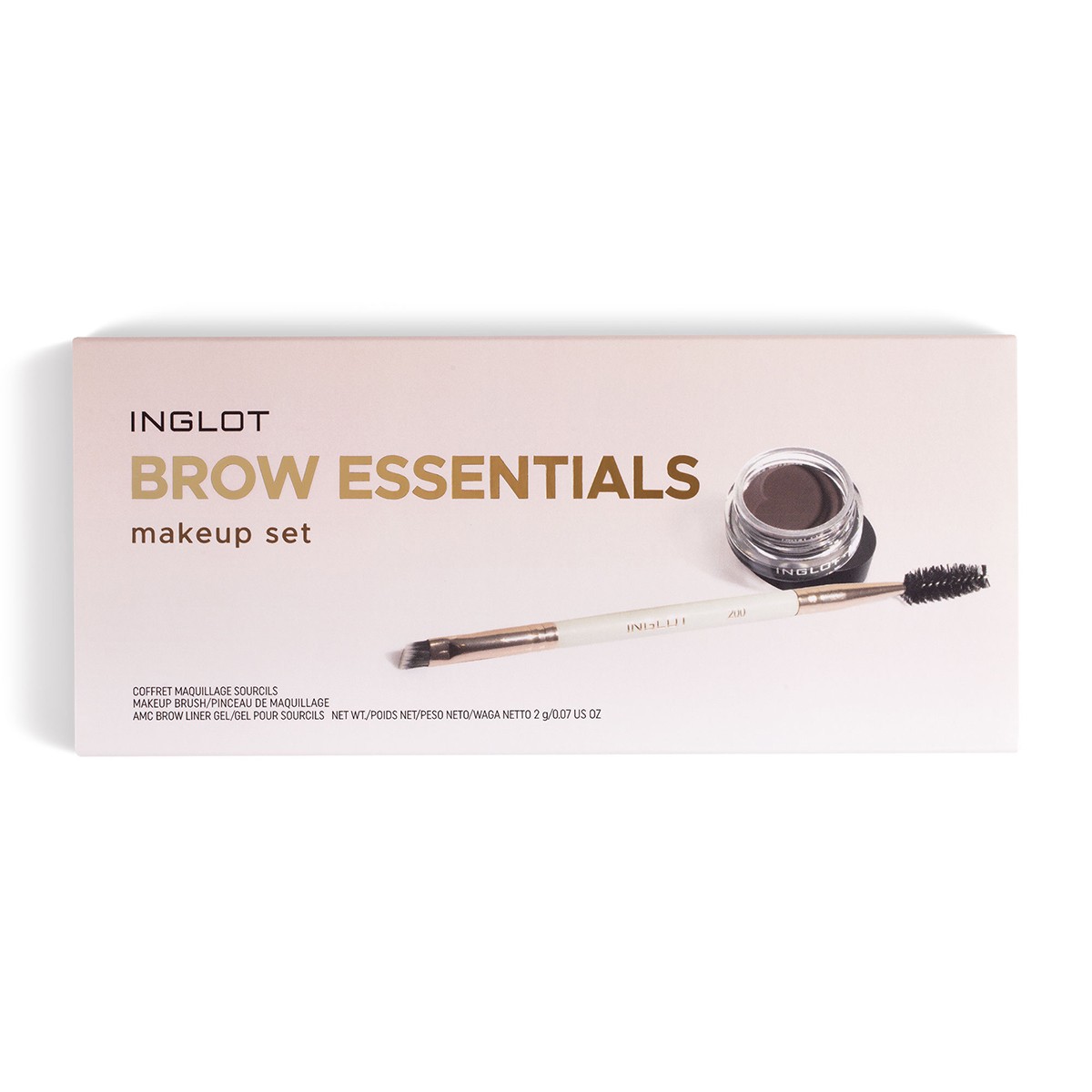 Inglot Set für das Make-up Augenbrauen Essentials Inglot — Inhaltsstoffe und Bewertung