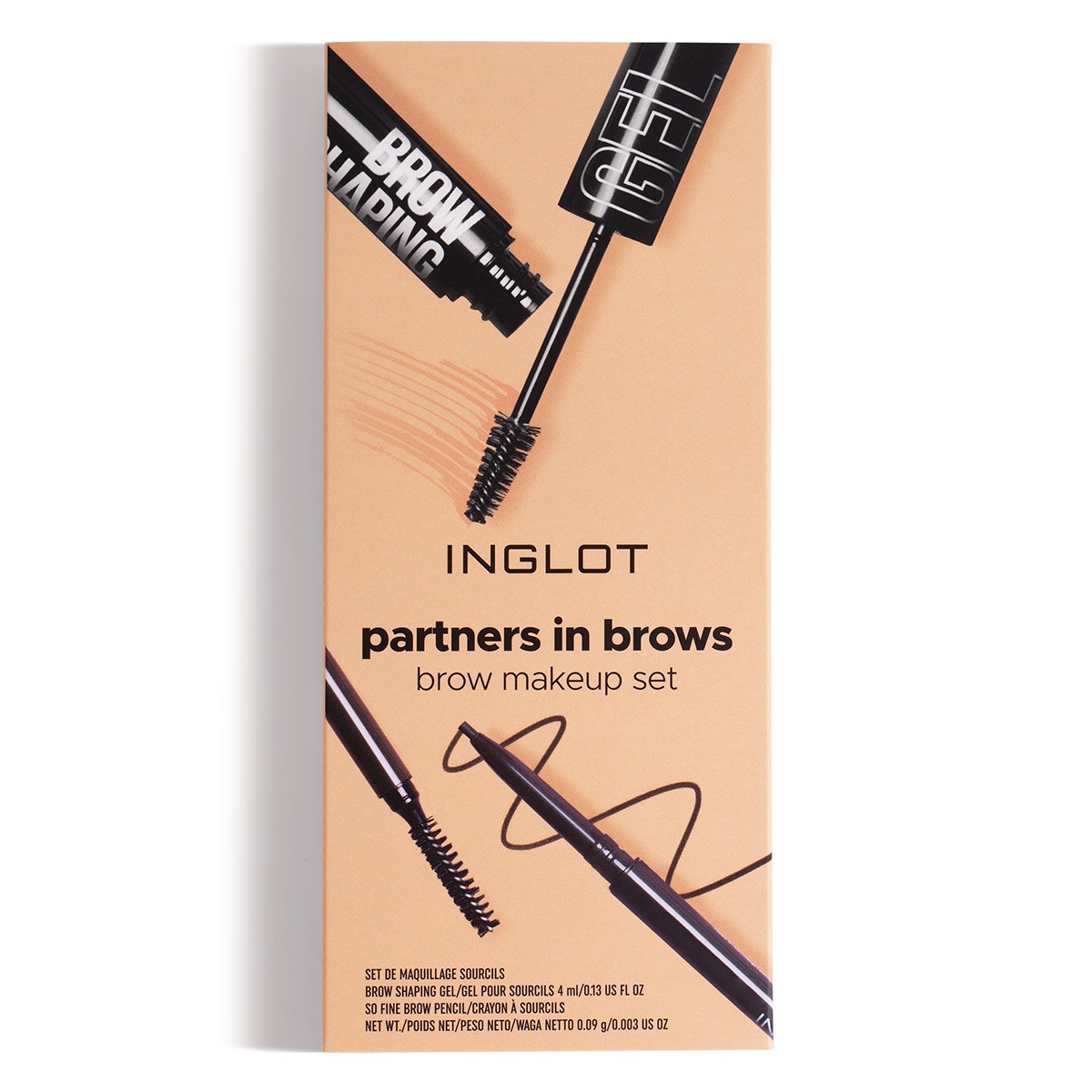 Inglot Set für das Make-up Augenbrauen Partners In Brows Inglot
