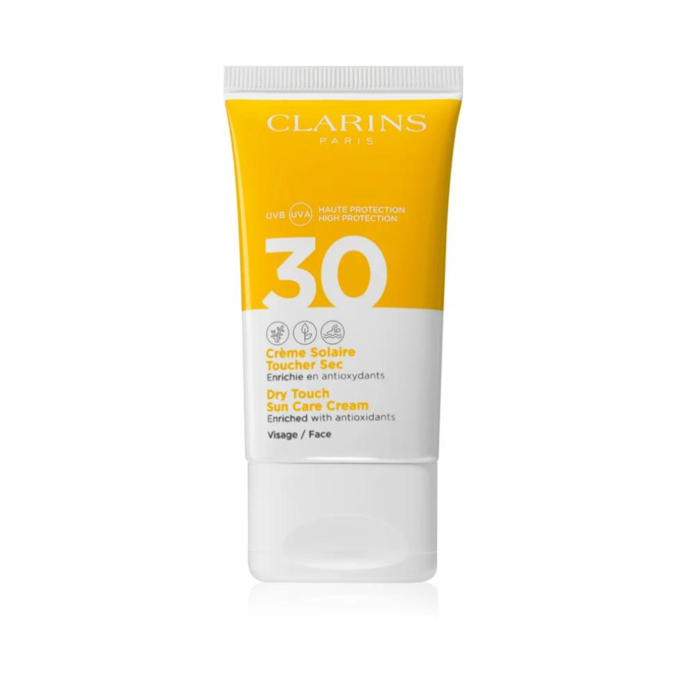 Clarins Dry Touch Sun Care Cream SPF 30 — Inhaltsstoffe i ocena