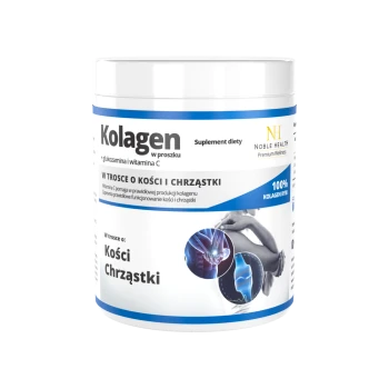 Skóra, włosy, paznokcie Kolagen w Proszku + Glukozamina i Witamina C 100 g
