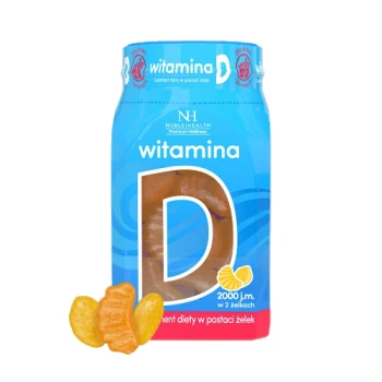 Witaminy i minerały Witamina D w żelkach 180 G 180 g