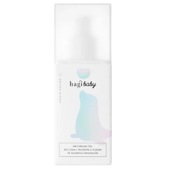 Kosmetyki dla dzieci Baby naturalny żel do ciała i włosów z olejem ze słodkich migdałów 250 ml