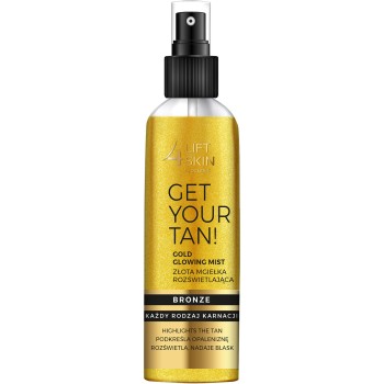 Mgiełka do ciała Lift4Skin Get Your Tan Gold Glowing Mist 150 ml