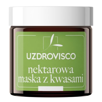 Maseczka do twarzy Uzdrovisco Narcyz Nektarowa maska z kwasami oczyszczająco-rozjaśniająca 50 ml