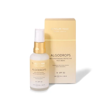Ochrona SPF ALGODROPS Innowacyjna lekka emulsja ochronna przeciw fotostarzeniu SPF 50 UVB UVA PA++++ HEV/IR 50 ml