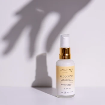 Ochrona SPF ALGODROPS Innowacyjna lekka emulsja ochronna przeciw fotostarzeniu SPF 50 UVB UVA PA++++ HEV/IR 50 ml