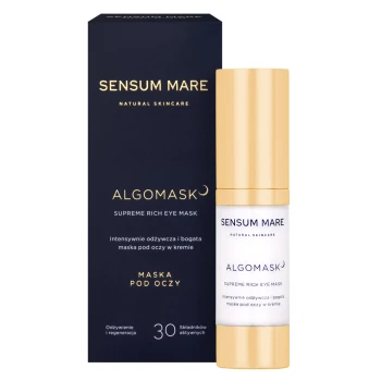 Kremy pod oczy Algomask Intensywnie odżywcza i bogata maska pod oczy w kremie 15 ml