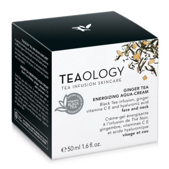 Krem do twarzy Ginger Tea Energizing Aqua-Cream energetyzujący krem-żel do twarzy z czarną herbatą i imbirem 50 ml