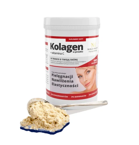 Skóra, włosy, paznokcie Kolagen w Proszku + Witamina C 100 g