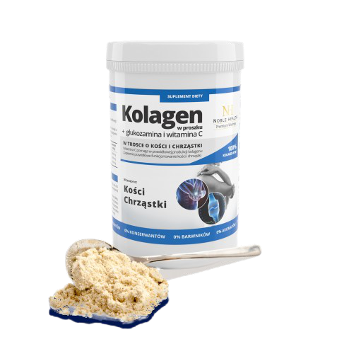 Suplement Kolagen w Proszku + Glukozamina i Witamina C 100 g