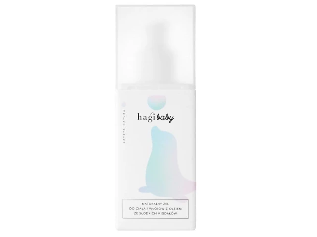 Kosmetyki dla dzieci Baby naturalny żel do ciała i włosów z olejem ze słodkich migdałów 250 ml