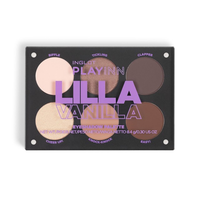 Makijaż twarzy Paleta Cieni Do Powiek Inglot Playinn Lilla Vanilla 8,4 g