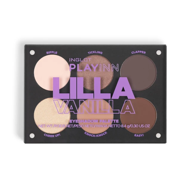 Makijaż twarzy Paleta Cieni Do Powiek Inglot Playinn Lilla Vanilla 8,4 g