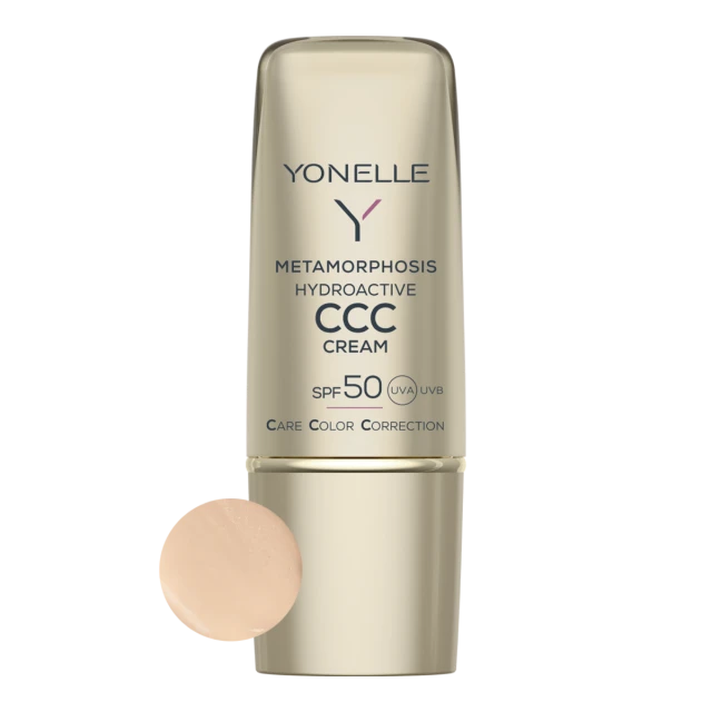 Kremy na dzień Metamorphosis Hydroaktywny Krem CCC SPF 50 1 Letni Piasek 30 ml