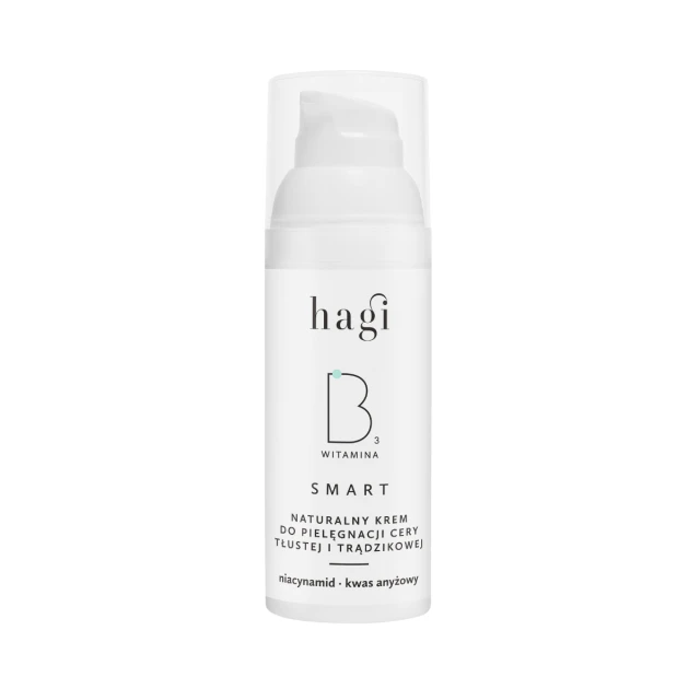Kremy do twarzy Smart B - Naturalny Krem Do Pielęgnacji Cery Tłustej I Trądzikowej 50 ml