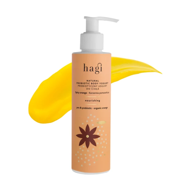 Balsamy do ciała Naturalny Probiotyczny Jogurt Do Ciała Odżywczy Korzenna Pomarańcza 200 ml