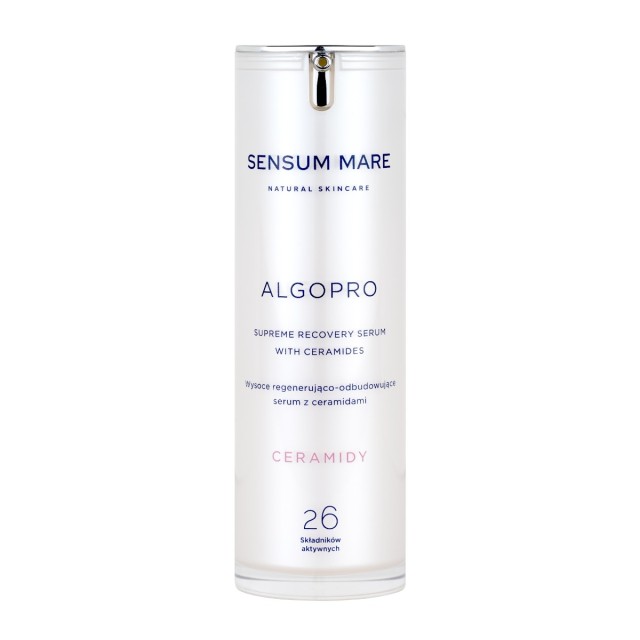 Serum do twarzy ALGOPRO Wysoce regenerująco-odbudowujące serum z 5% Kompleksem ceramidów - 26 składników aktywnych 30 ml