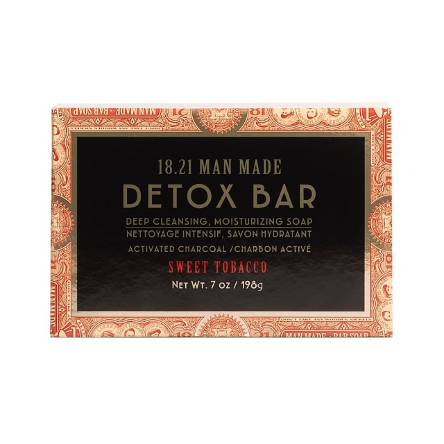 Mydło 18.21 Man Made Detox Bar Soap Sweet Tobacco 198 g
