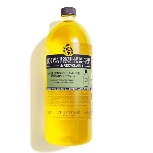 Żele i pianki pod prysznic Almond Eco Refill Shower Oil 500 ml
