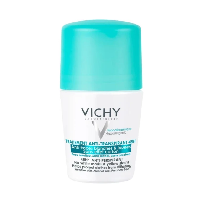 Dezodoranty i antyperspiranty Anti-Trace Antiperspirant Roll-On 48h 50 ml