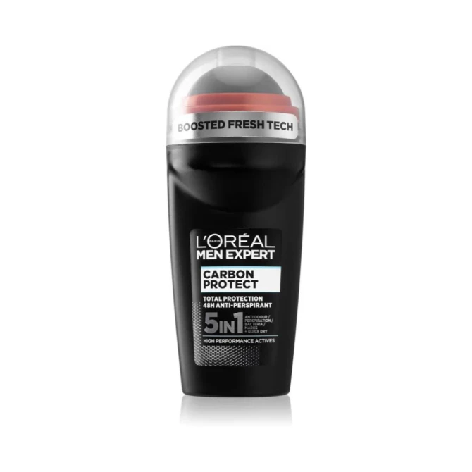 Dezodoranty i antyperspiranty męskie Men Expert Carbon Protect Roll-On 50 ml