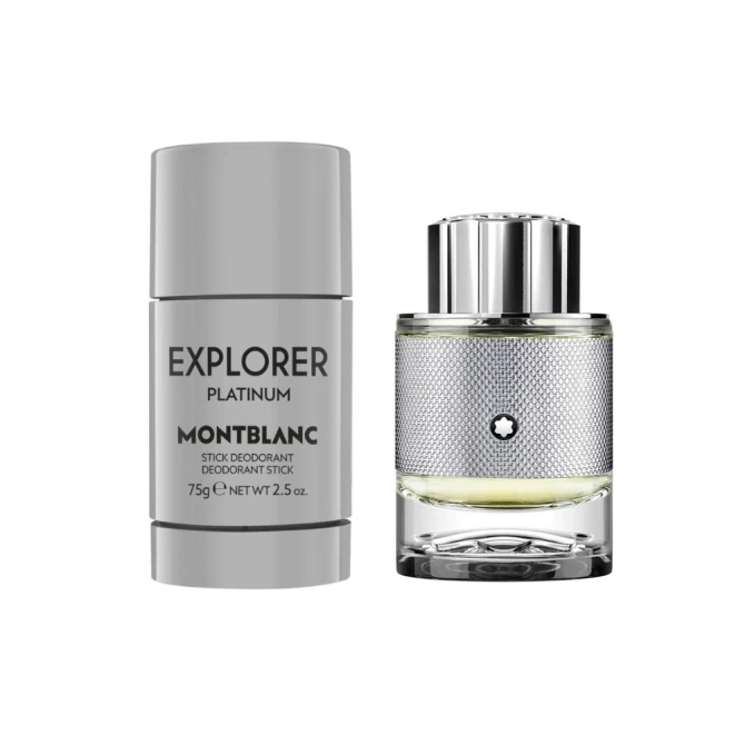 montblanc explorer platinum woda perfumowana 60 ml   zestaw