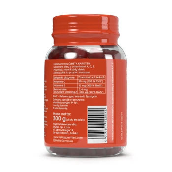 Skóra, włosy, paznokcie Beta Karoten 300 g