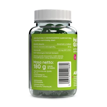 Pamięć, koncentracja i witalność Ashwagandha 180 g