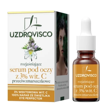 Serum pod oczy Świetik Rozjaśniające serum pod oczy z 3% wit.C przeciwzmarszczkowe 15 ml