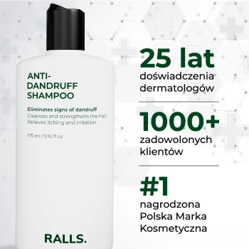 Szampony i odżywki do włosów dla mężczyzn Szampon przeciwłupieżowy 175 ml