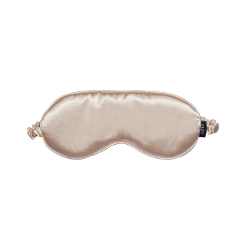 Opaska na oczy do spania Sleeping Mask Gold Złota 