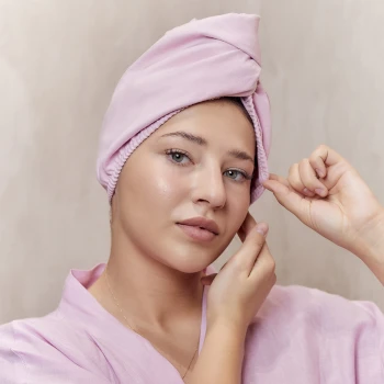 Akcesoria do włosów Hair Wrap Pink Turban Sportowy Różowy Pink