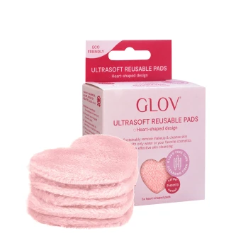 Akcesoria do pielęgnacji Heart Pads 5-pack Pink Wielorazowe Płatki Kosmetyczne Różowe 