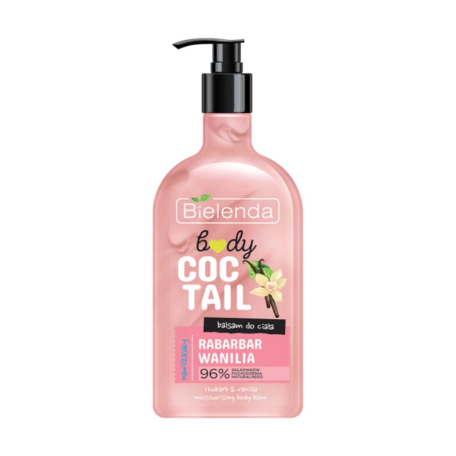 Balsamy do ciała Body Coctail Nawilżający Balsam Do Ciała Rabarbar Wanilia 400 ml