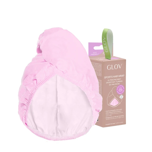 Akcesoria do włosów Hair Wrap Pink Turban Sportowy Różowy Pink