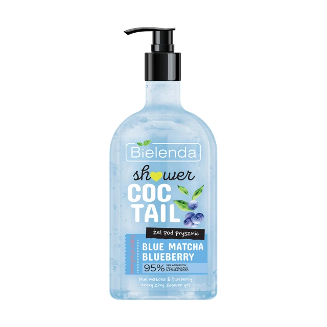 Żele i pianki pod prysznic Shower Coctail Energetyzujący Żel Pod Prysznic Blue Matcha Blueberry 400 ml