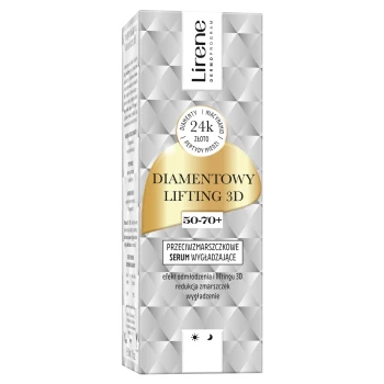 Serum do twarzy Diamentowy Lifting 3D Przeciwzmarszczkowe Serum Wygładzające 50-70+ 30 ml