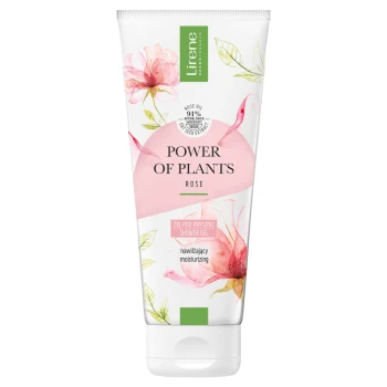 Żele i pianki pod prysznic Power Of Plants Nawilżający Żel Pod Prysznic Róża 200 ml