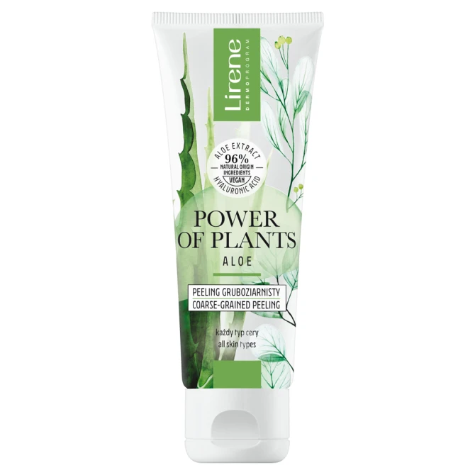 Peeling do twarzy Power Of Plants Peeling Gruboziarnisty Aloes 75 ml