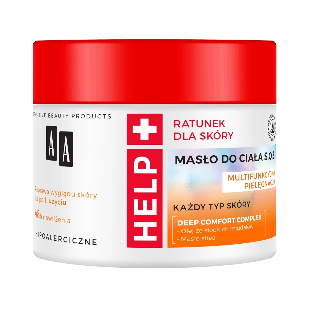AA Sensitive Beauty Products Help SOS Masło Do Ciała — Składniki i ocena