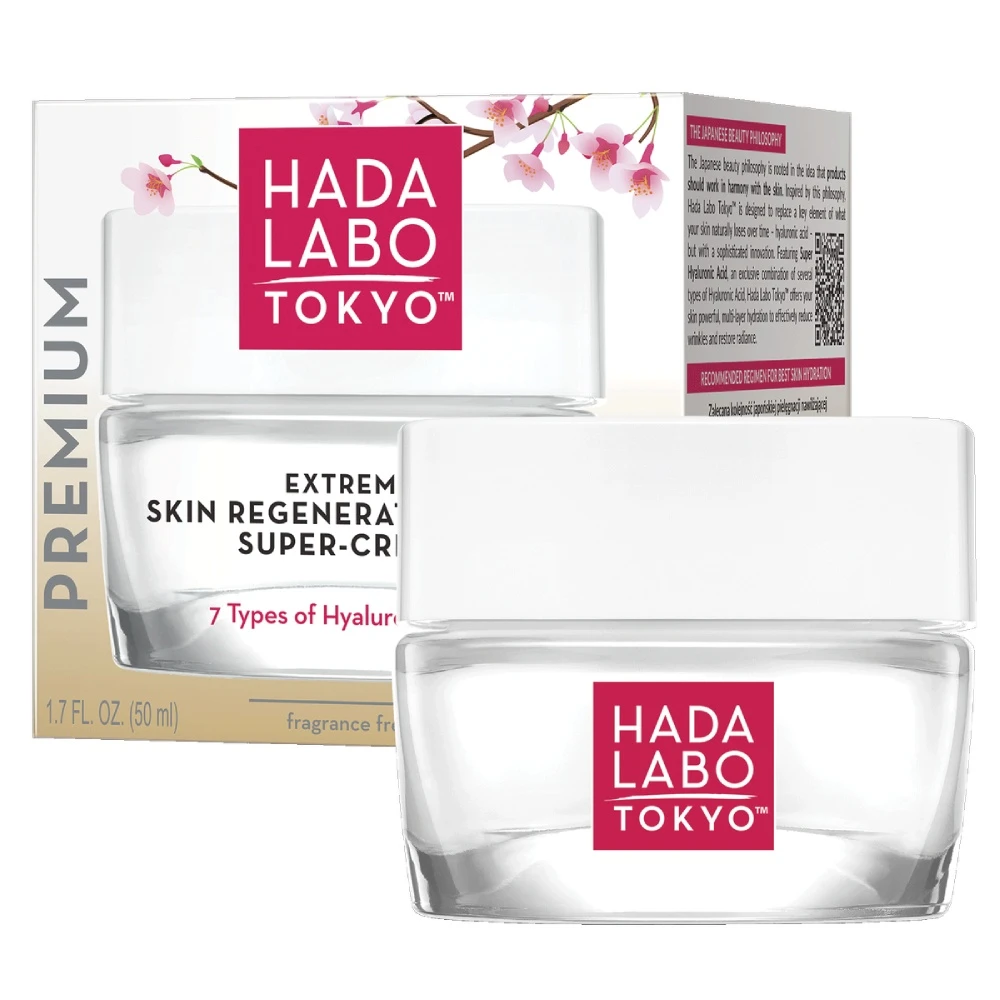 Hada Labo Tokyo Premium Super-Gesichtscreme für die Nacht — Inhaltsstoffe i ocena